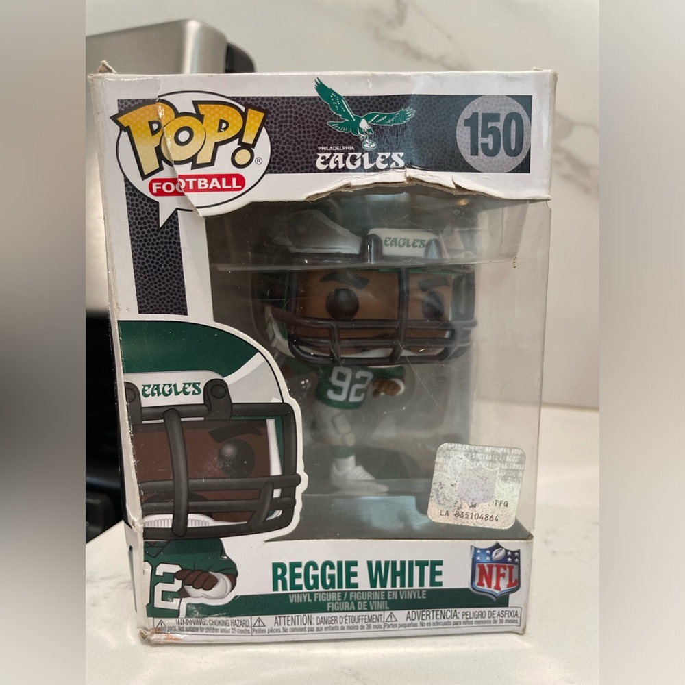 REGGIE WHITE Philadelphia Eagles NFL Green Jersey #150 Funko POP!
